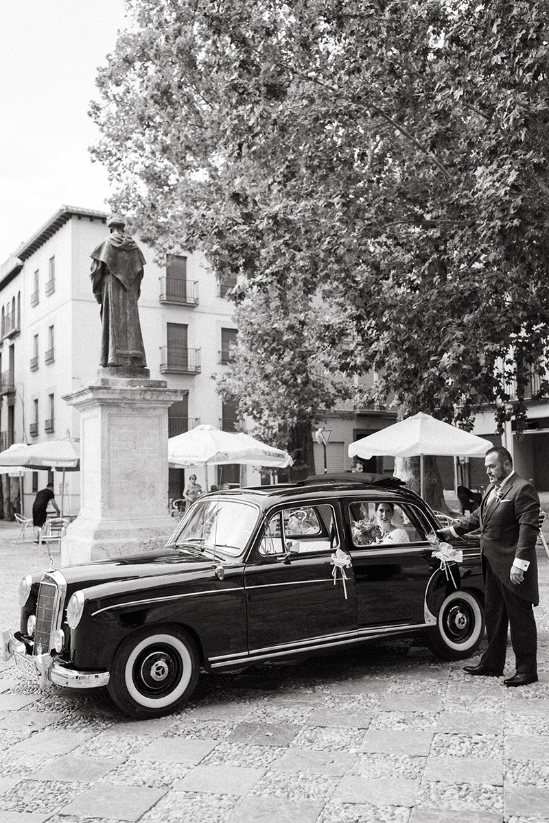 Boda class,  vehiculos clasicos para bodas  en Granada