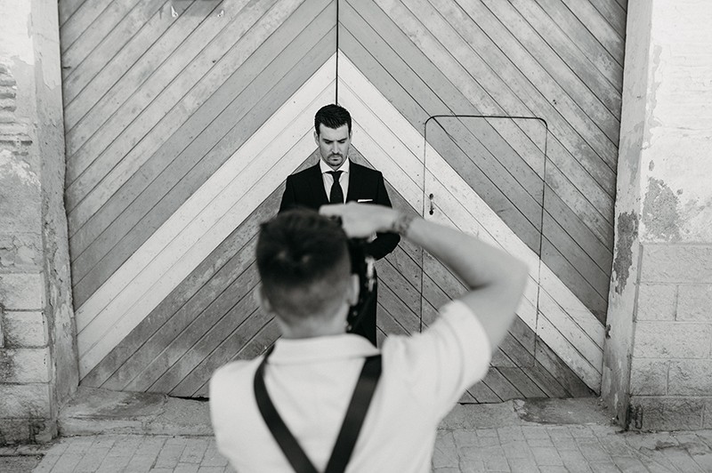 Fotografia de novios artísticas