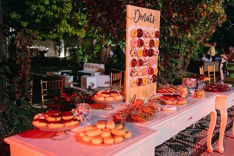 Mesas dulces en catering velazquez