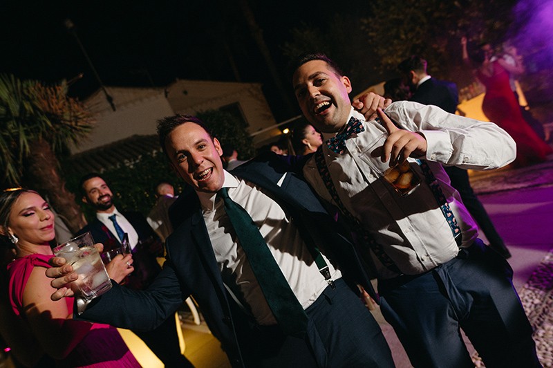 fotos en en banquete para bodas