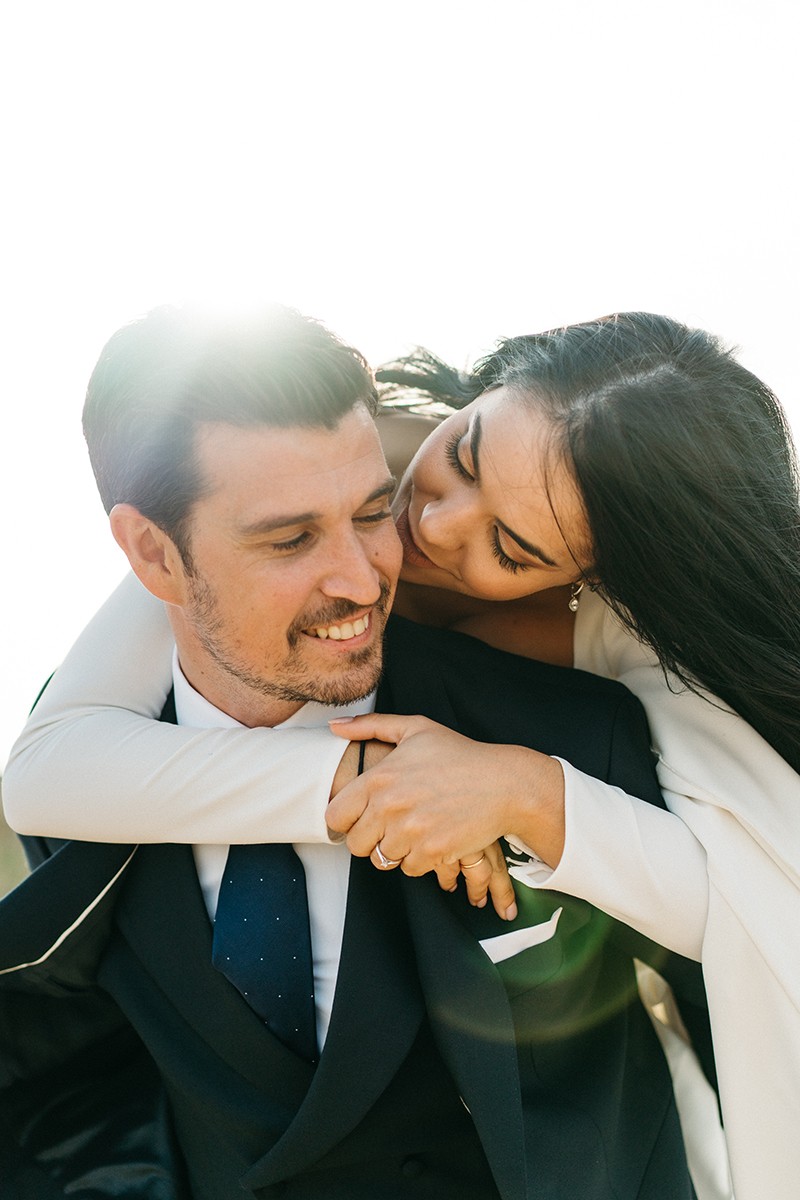 fotografía elegante de bodas