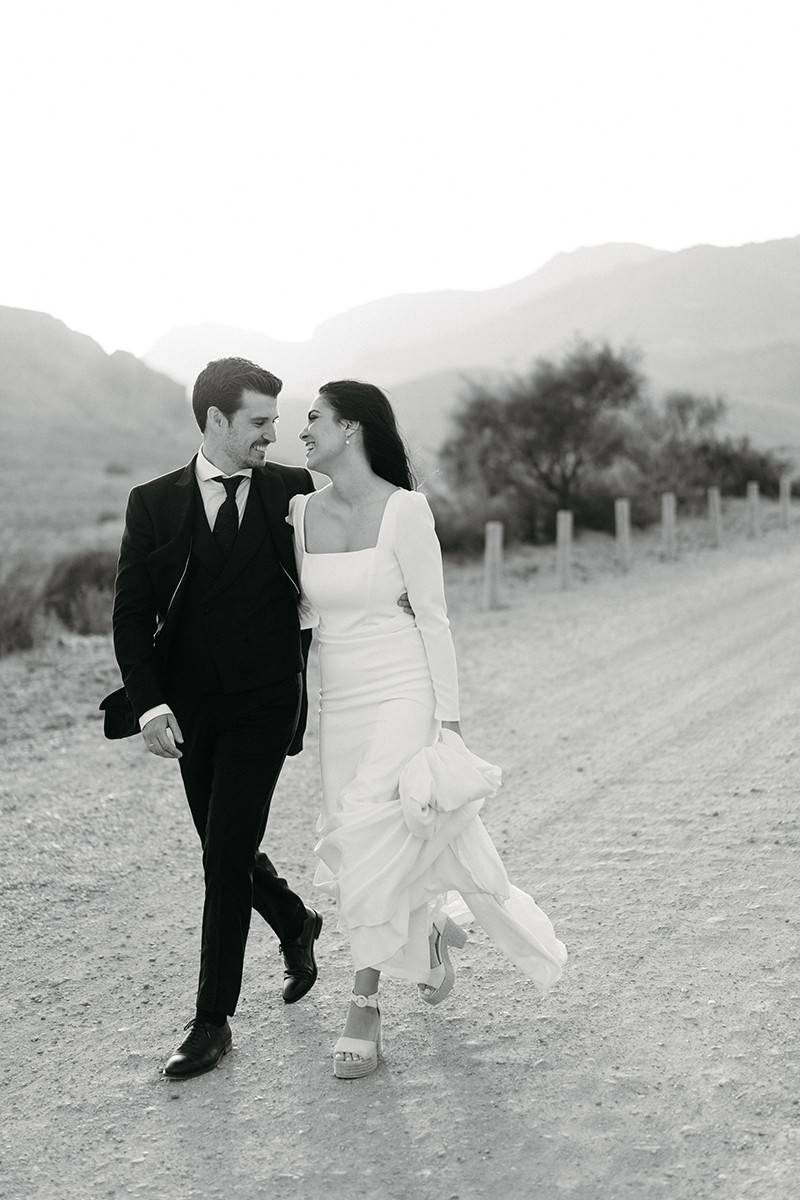 Novios elegantes