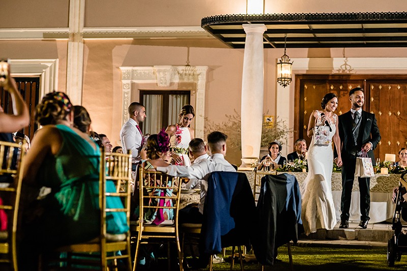 Brindis con champagne