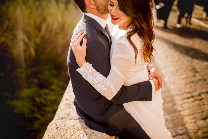 vestidos de novia en invierno