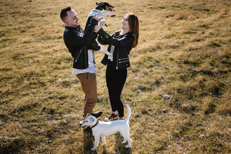 Fotos de pareja con animales