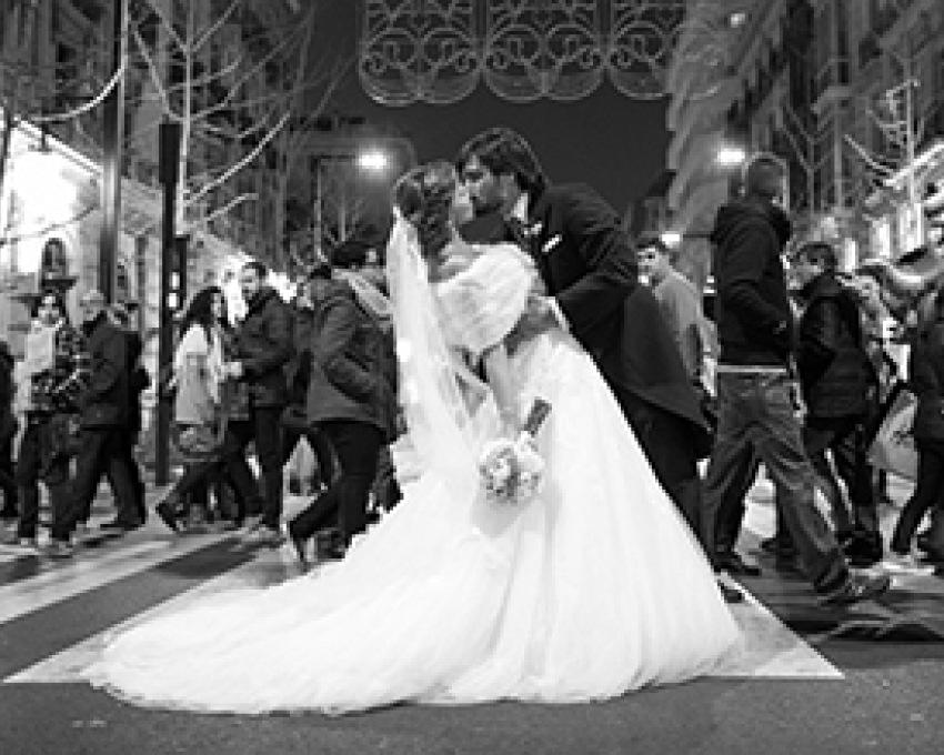 Germán y Sandra Proyección día de la boda.