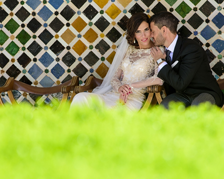 Boda civil en el Carmen de los chapiteles